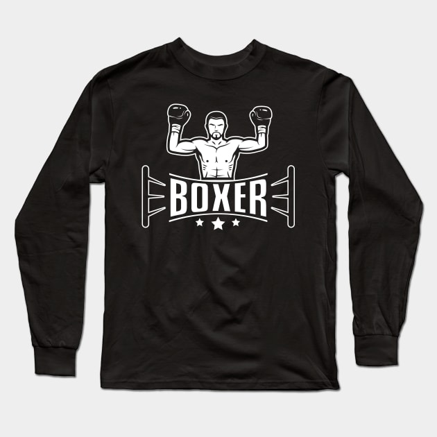 Boxer Long Sleeve T-Shirt by nektarinchen
